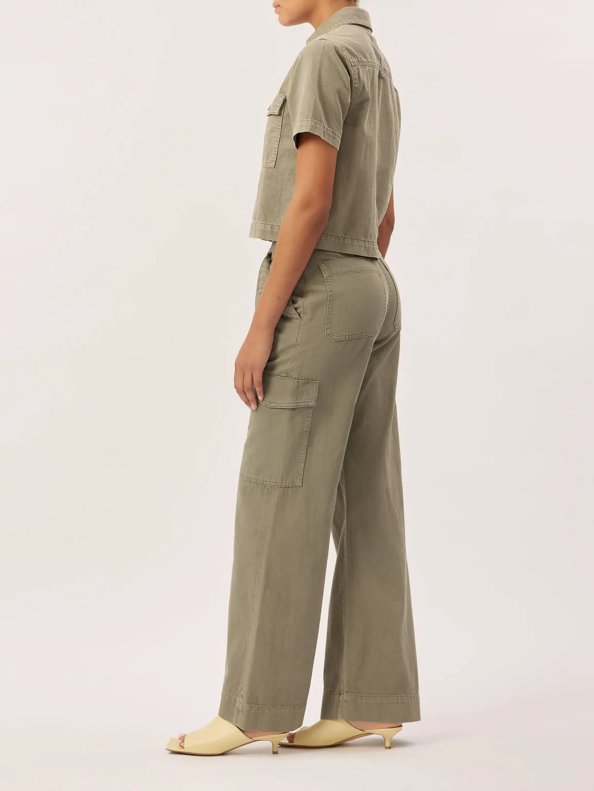 Montauk Shirt Short Sleeve | Lt Coastal Plain sold by DL1961 product image thumbnail 4