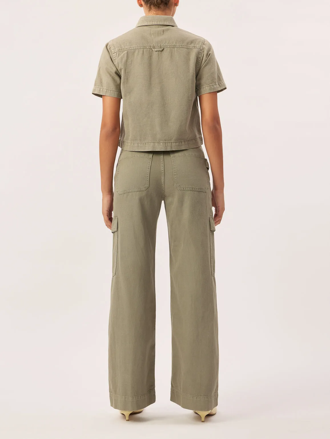 Montauk Shirt Short Sleeve | Lt Coastal Plain sold by DL1961 product image thumbnail 5