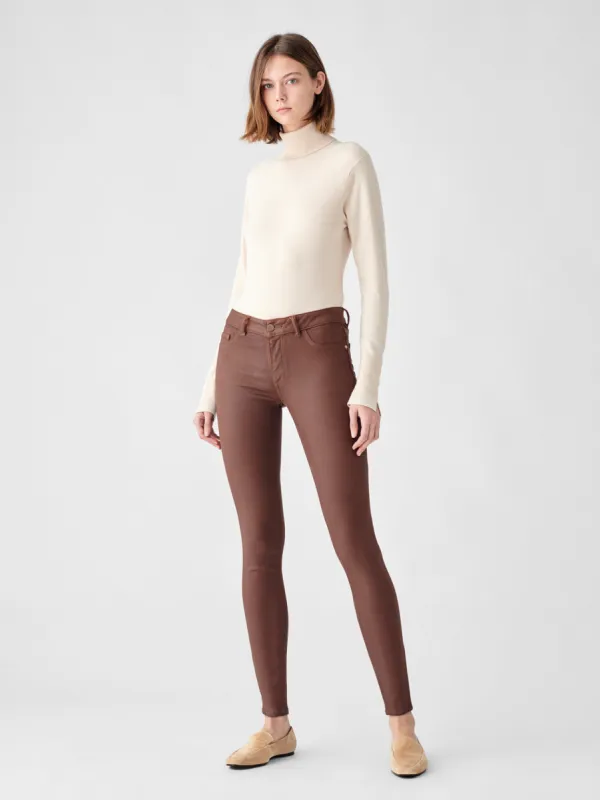 Emma Skinny Low Rise Instasculpt | Pecan sold by DL1961