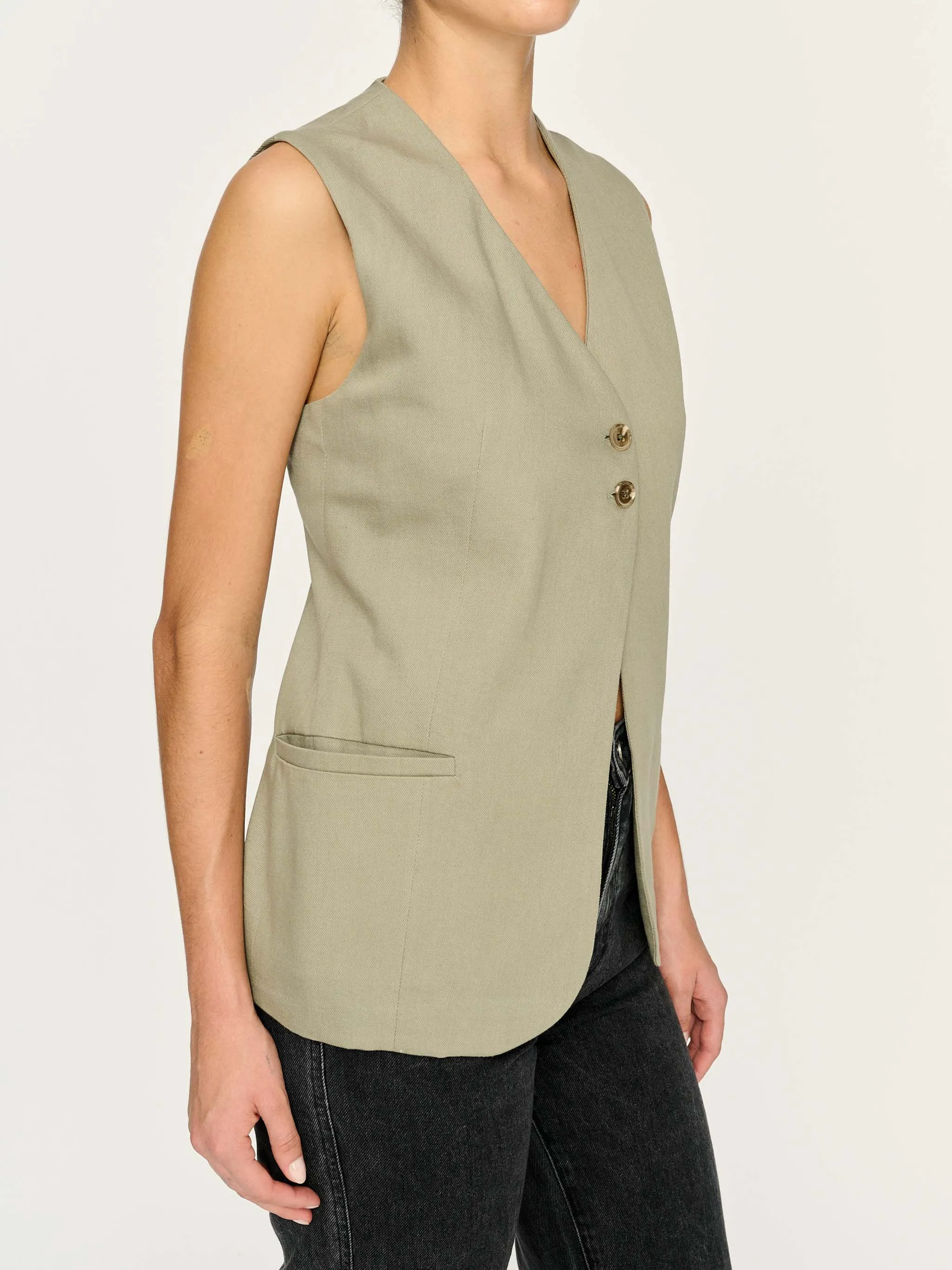 Zia Vest | Alpine Green sold by DL1961 product image thumbnail 5