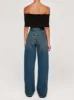 Taylor Relaxed Barrel Ultra High Rise 31" Jeans | Tinted Dark sold by DL1961