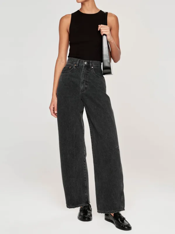 Taylor Relaxed Barrel Ultra High Rise 31" Jeans | Nightshade sold by DL1961