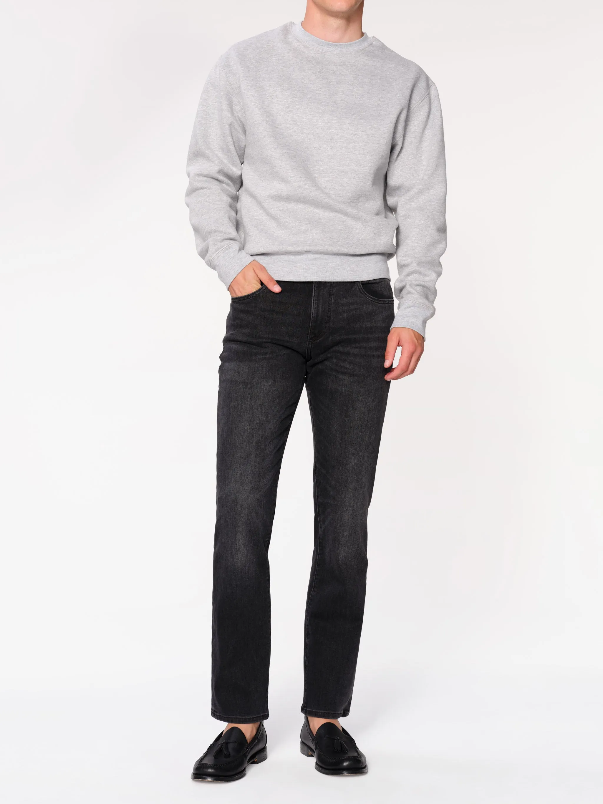 Nick Slim Jeans | Sable (Washed Black) sold by DL1961