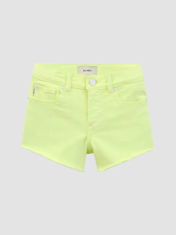 Lucy Jean Shorts Cut Off | Limeade sold by DL1961