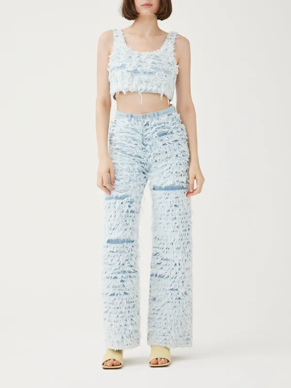 KSENIASCHNAIDER x DL1961 Zoie Wide Leg Relaxed Vintage | Denim Fur made by DL1961