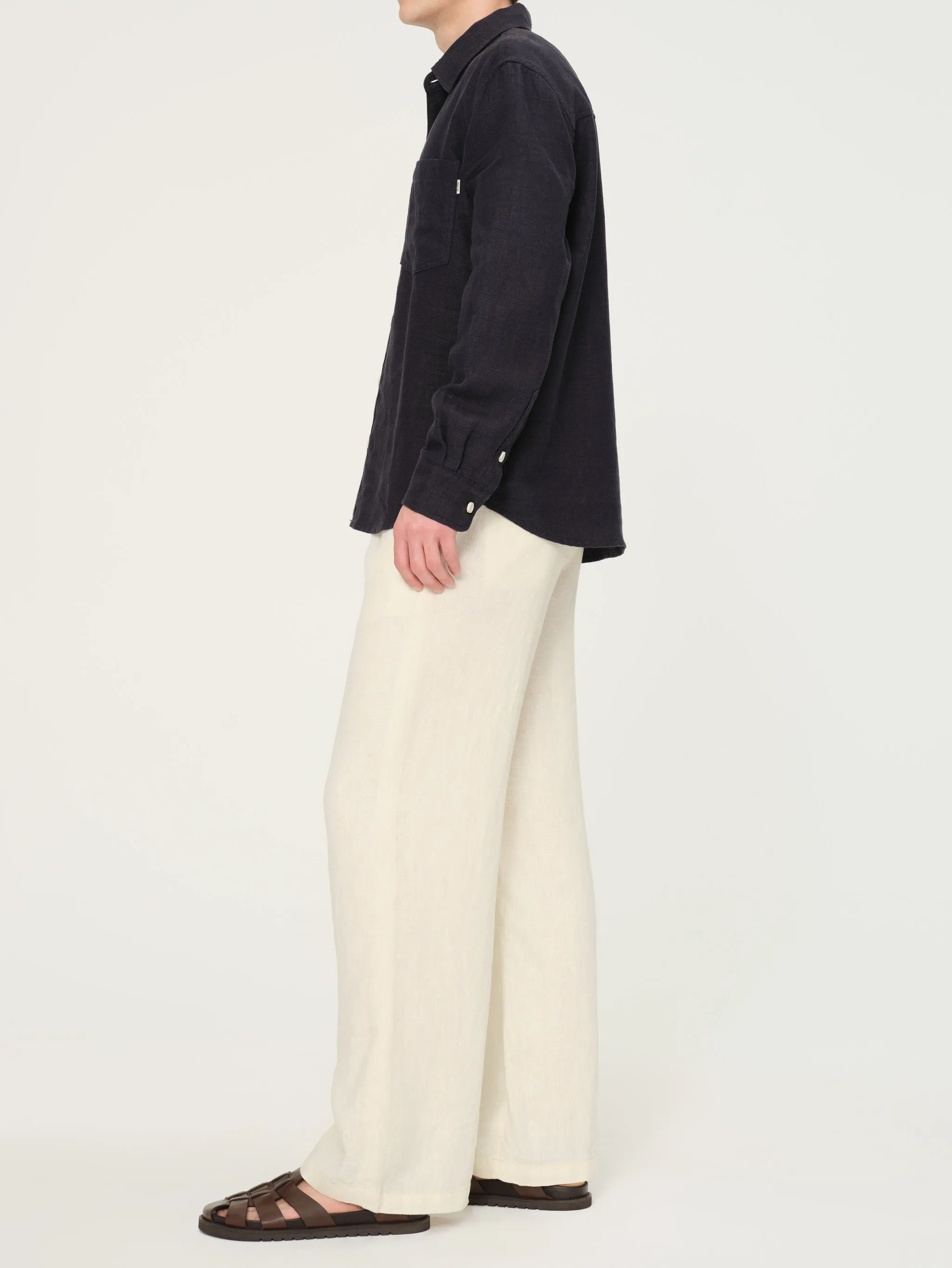 Dominick Shirt | Classic Navy Linen sold by DL1961 product image thumbnail 4