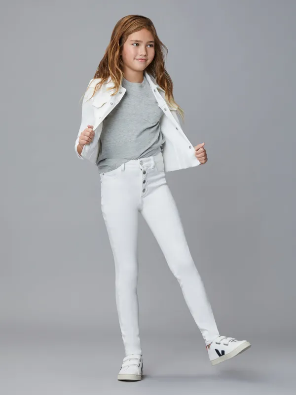 Chloe Skinny High Rise | White Exposed sold by DL1961