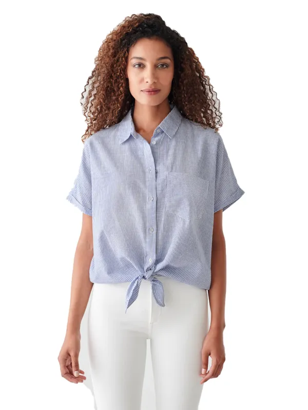 Chrystie St Top | Blue Stripe made by DL1961