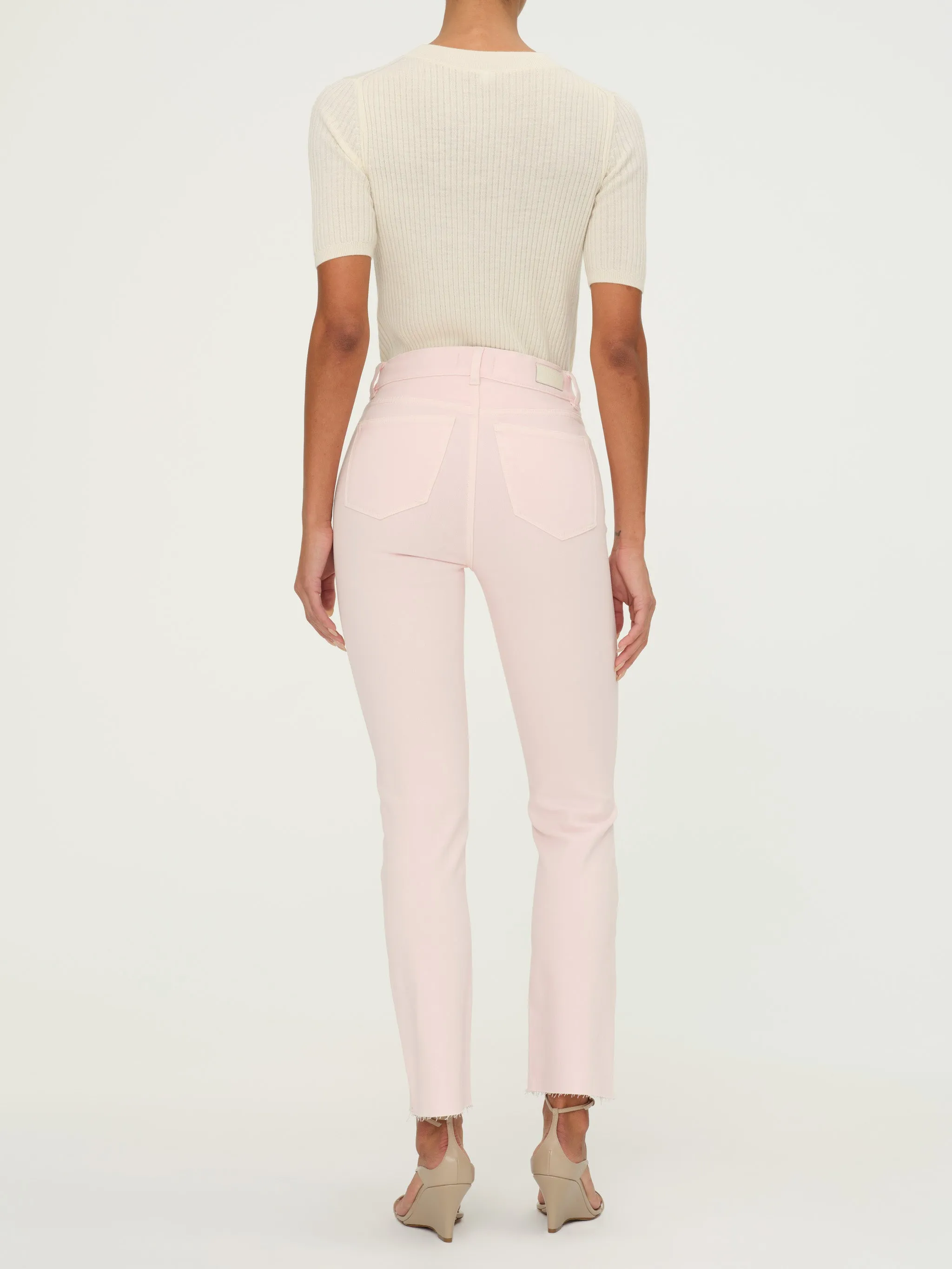 Mara Straight Mid Rise Instasculpt™ 27" Jeans | Rosewater sold by DL1961 product image thumbnail 4