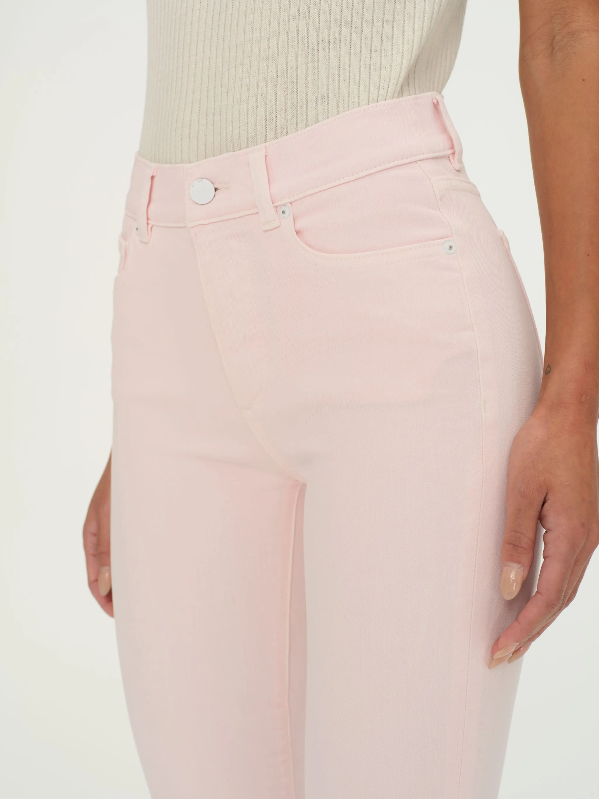 Mara Straight Mid Rise Instasculpt™ 27" Jeans | Rosewater sold by DL1961 product image thumbnail 5