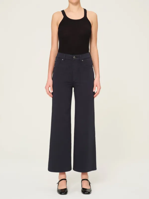 Hepburn Wide Leg High Rise Ankle | Classic Navy sold by DL1961