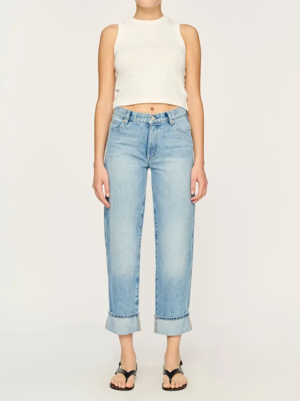 Thea Boyfriend Relaxed Tapered Jeans | Daydream Cuffed made by DL1961