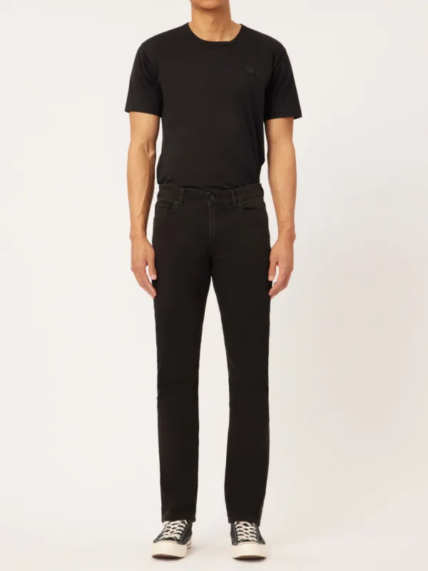 Russell Slim Straight Jeans | Cavern (Black) sold by DL1961