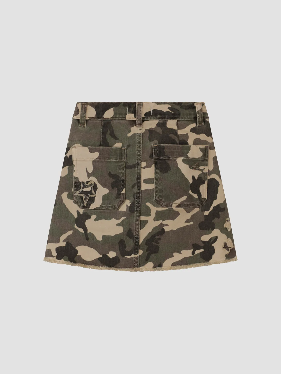 Jenny Mini Jean Skirt | Star Camo sold by DL1961 product image thumbnail 2