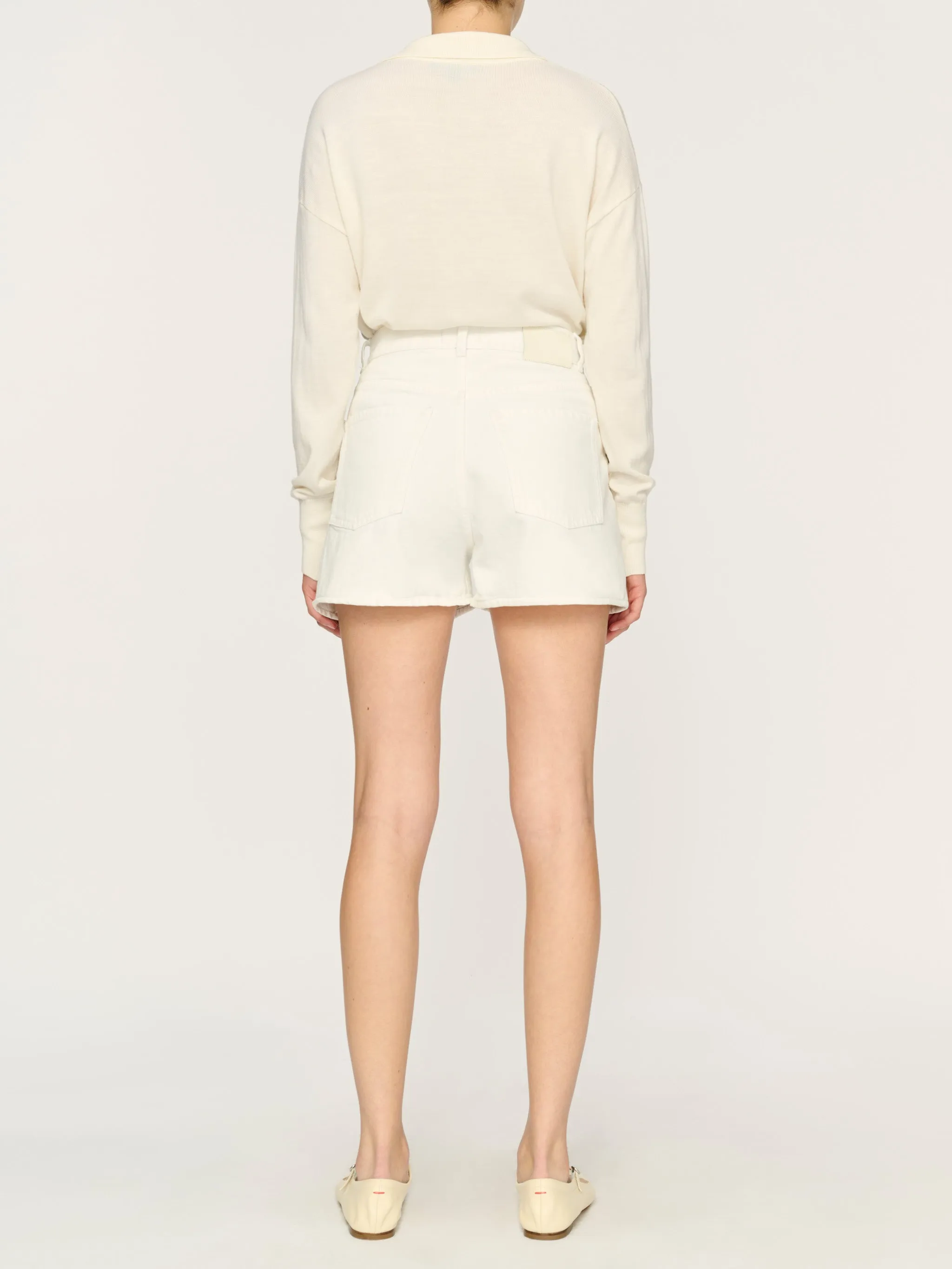 Taylor Jean Short Ultra High Rise 3" | White sold by DL1961 product image thumbnail 5