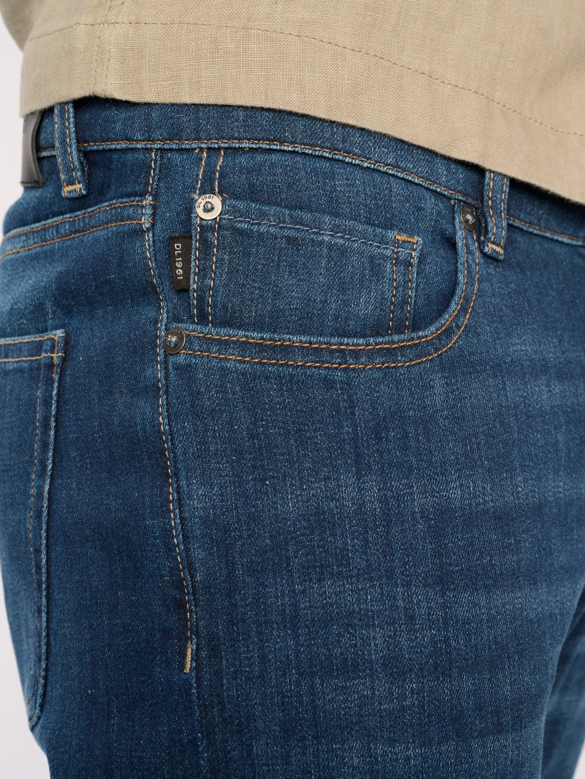Avery Relaxed Straight Jeans | Riverdale Park (Dark Indigo) sold by DL1961 product image thumbnail 5