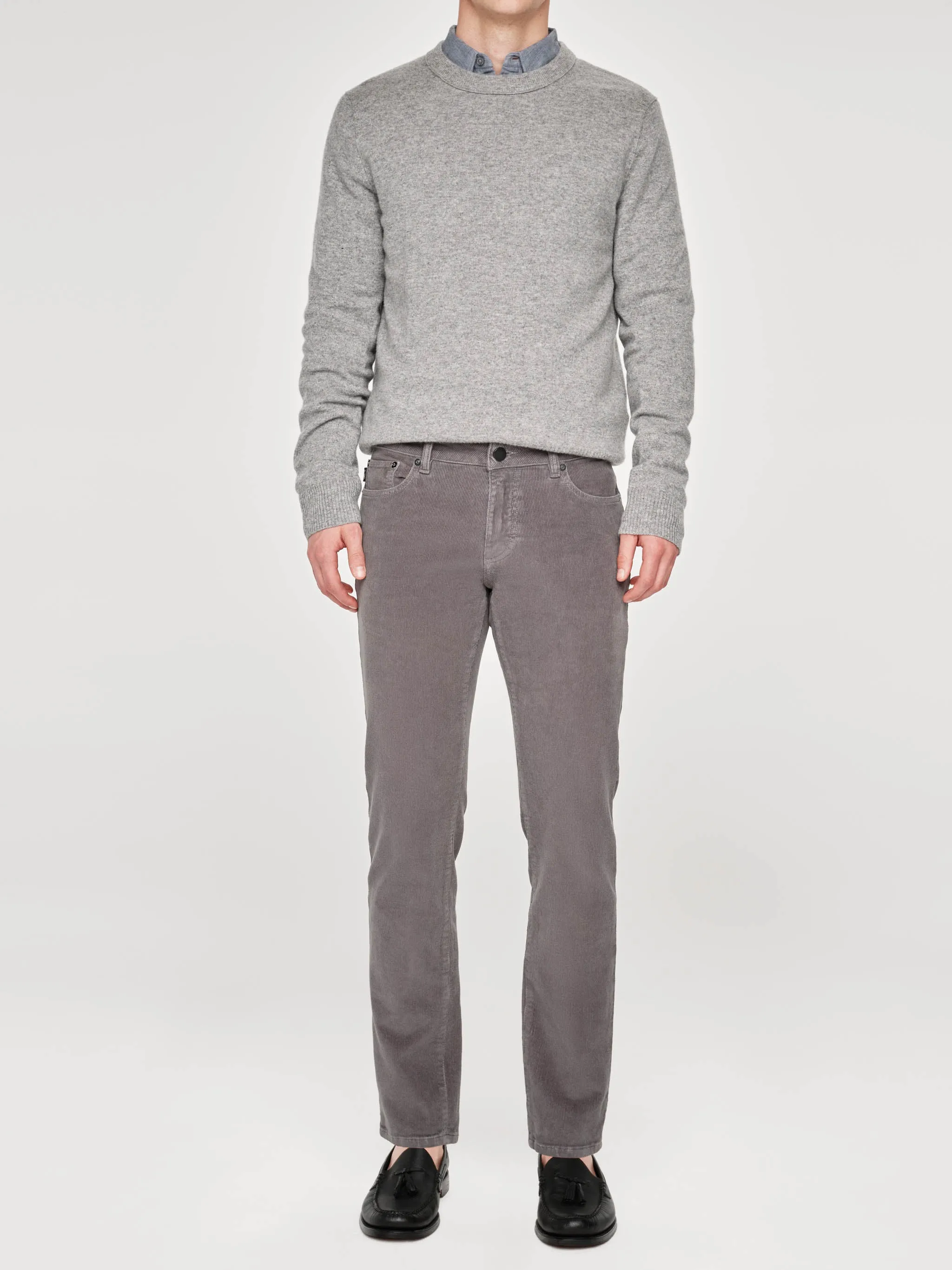 Nick Slim Pants | Shark Grey Corduroy sold by DL1961 product image thumbnail 2
