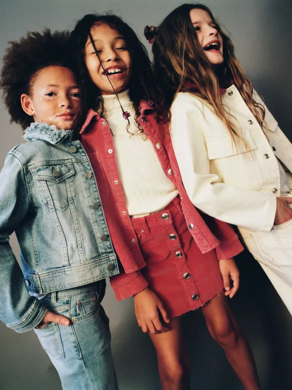 Olivia Shirt | Deep Blush Corduroy sold by DL1961