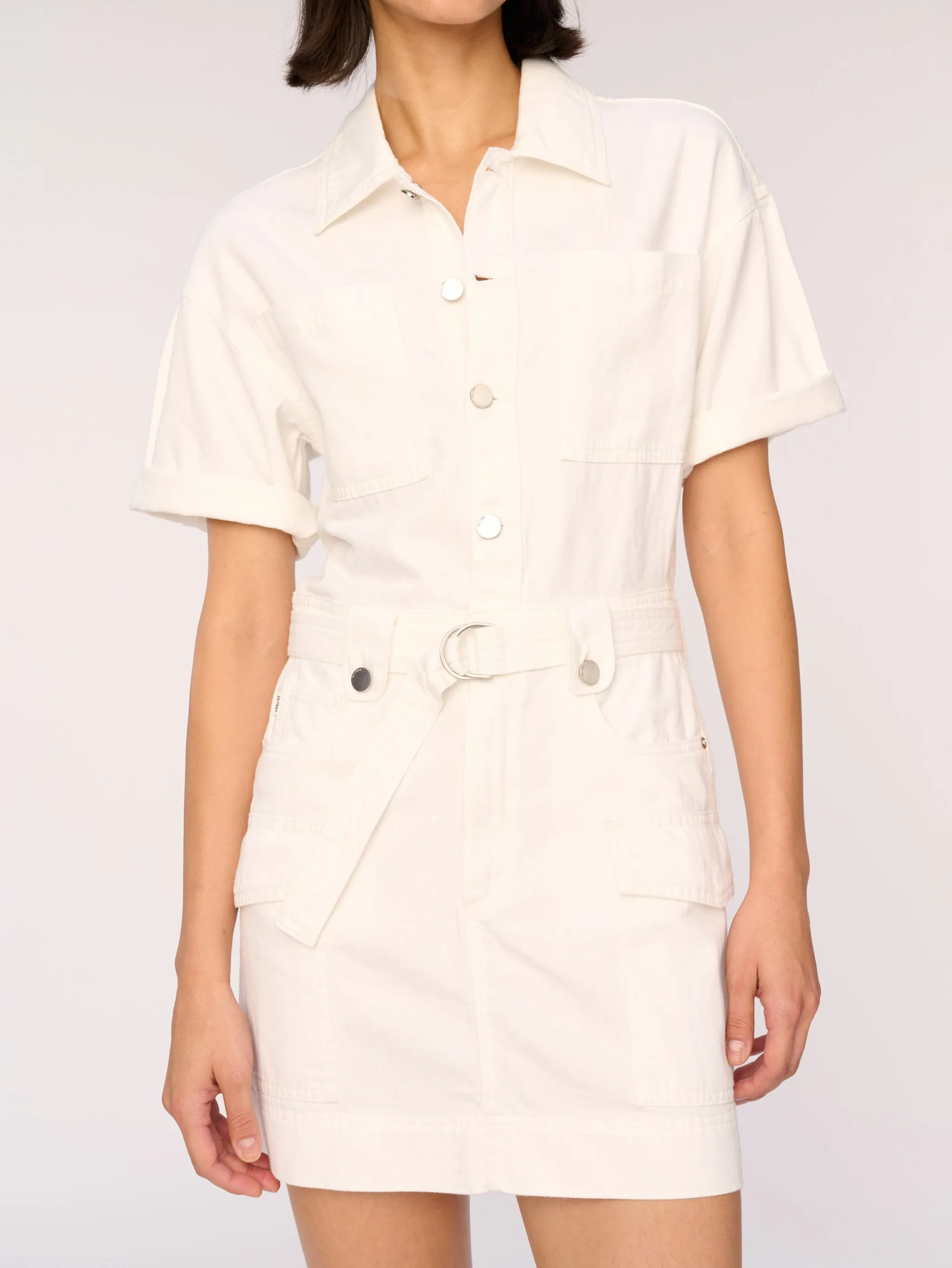 Coletta Dress | White sold by DL1961 product image thumbnail 3