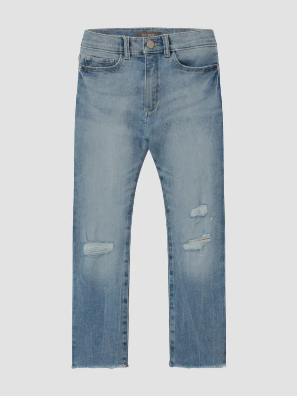 Emie Straight High Rise | Droplet Distressed sold by DL1961