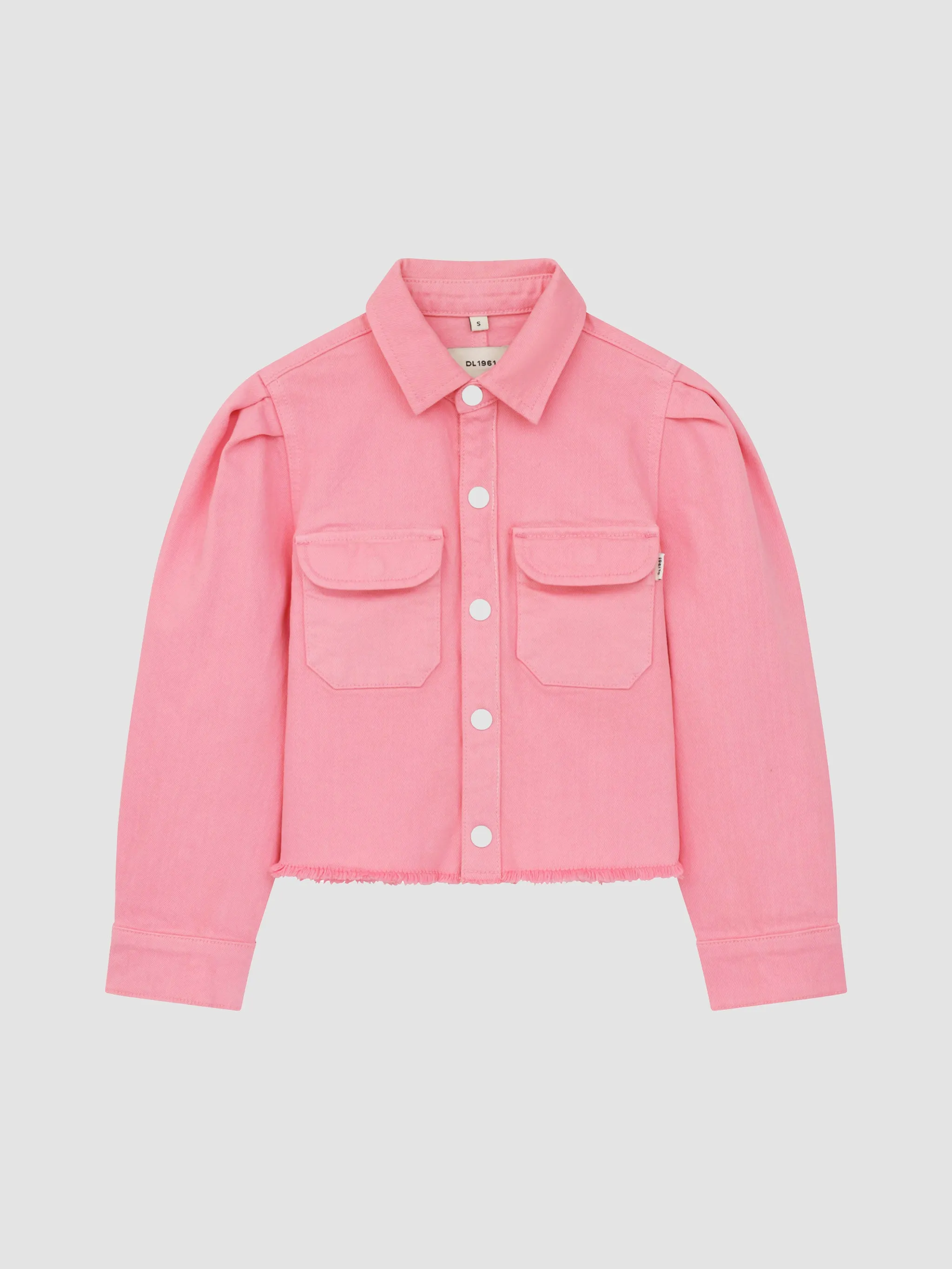 Simona Denim Top | Flamingo sold by DL1961 product image thumbnail 2