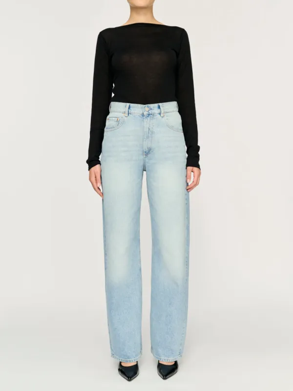 Taylor Barrel Ultra High Rise 32" Jeans | Vintage Light sold by DL1961