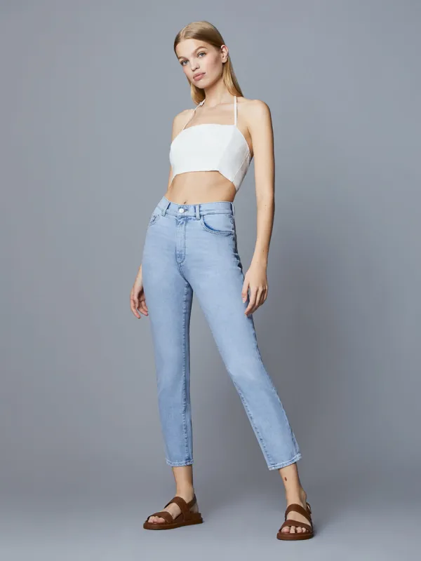 Tie Back Top | White Linen sold by DL1961