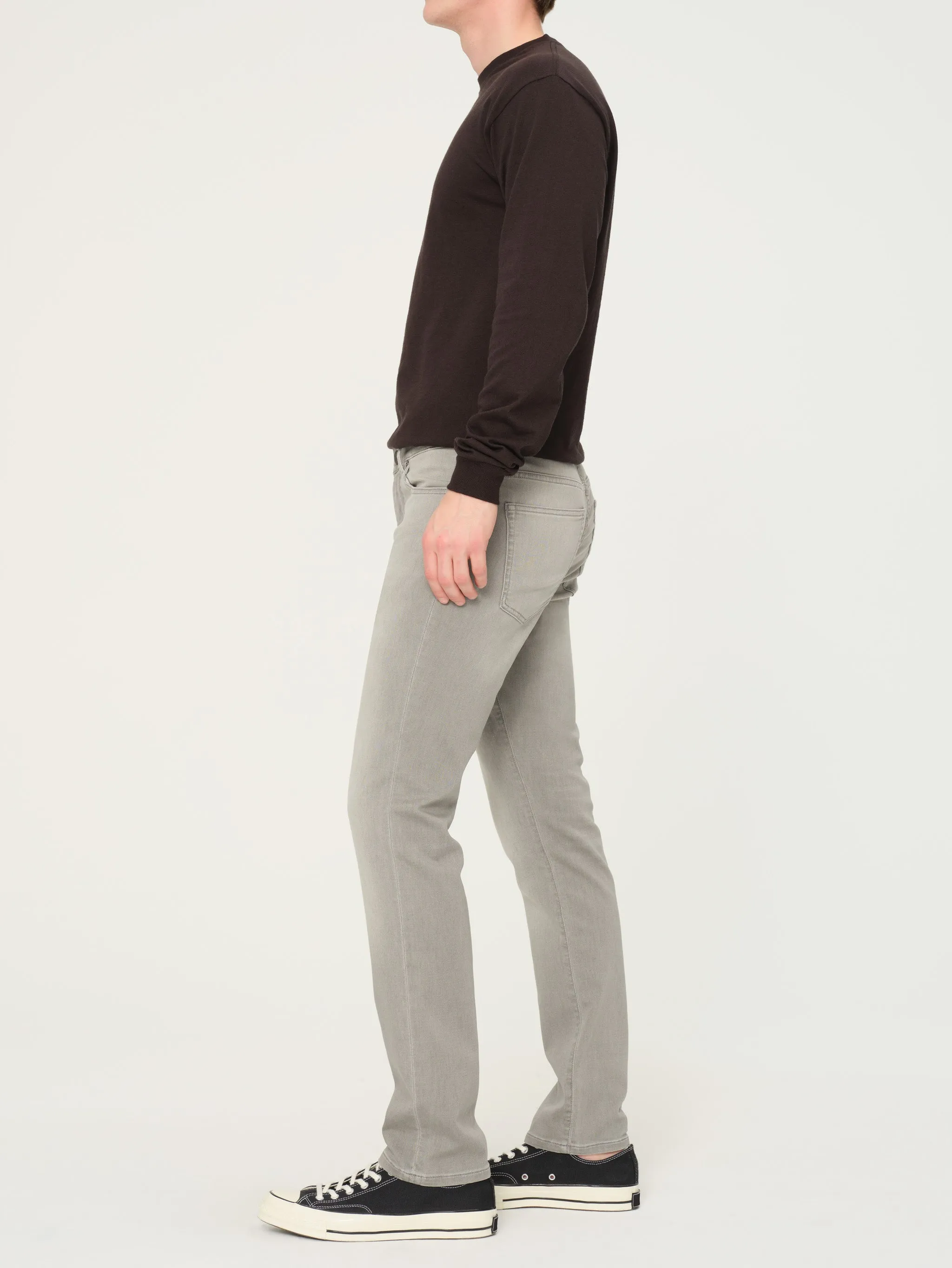 Nick Slim Jeans | Washed Grey Knit sold by DL1961 product image thumbnail 2