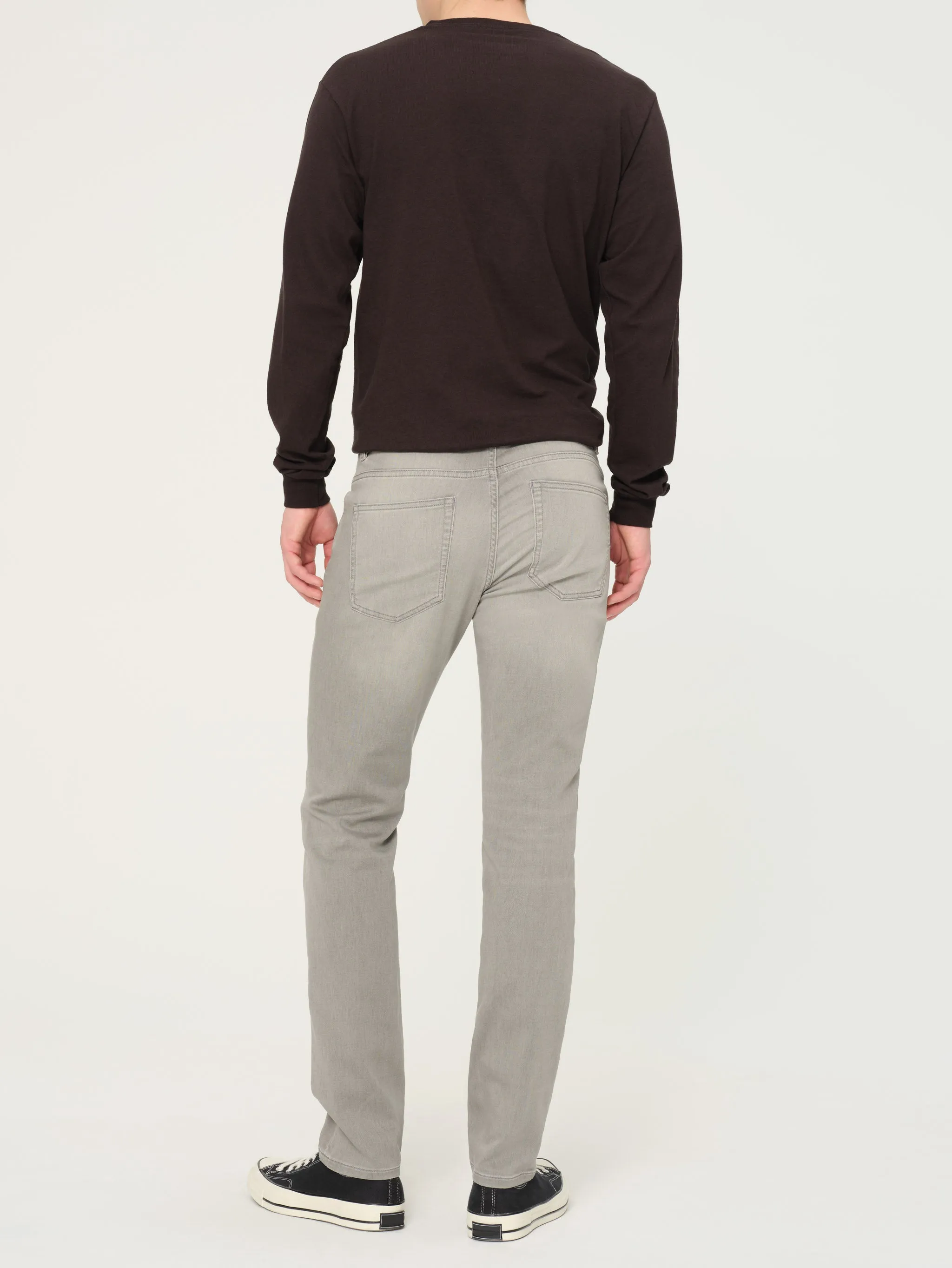 Nick Slim Jeans | Washed Grey Knit sold by DL1961 product image thumbnail 3