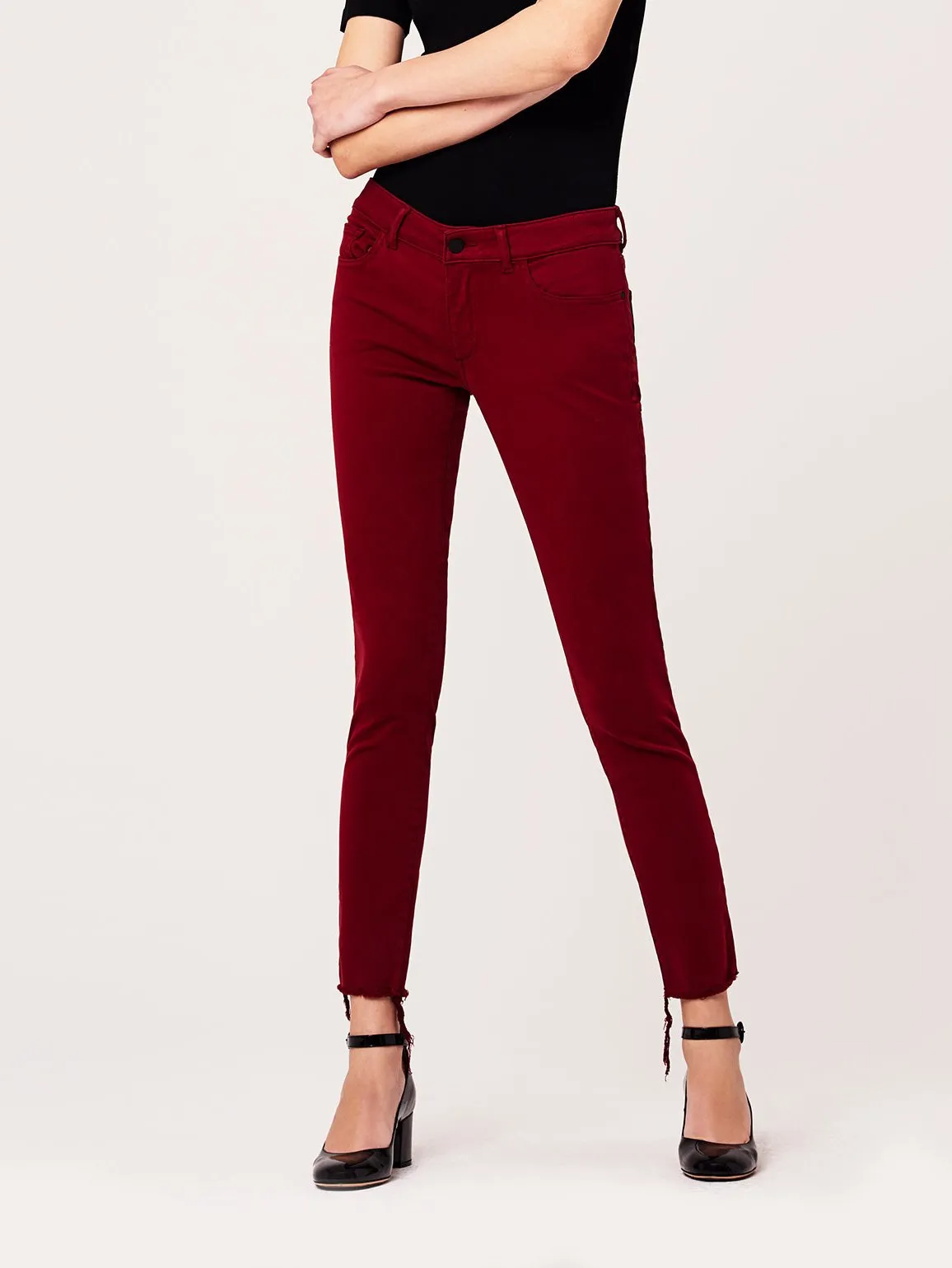Emma Low Rise Skinny | Rhubarb sold by DL1961 product image thumbnail 2
