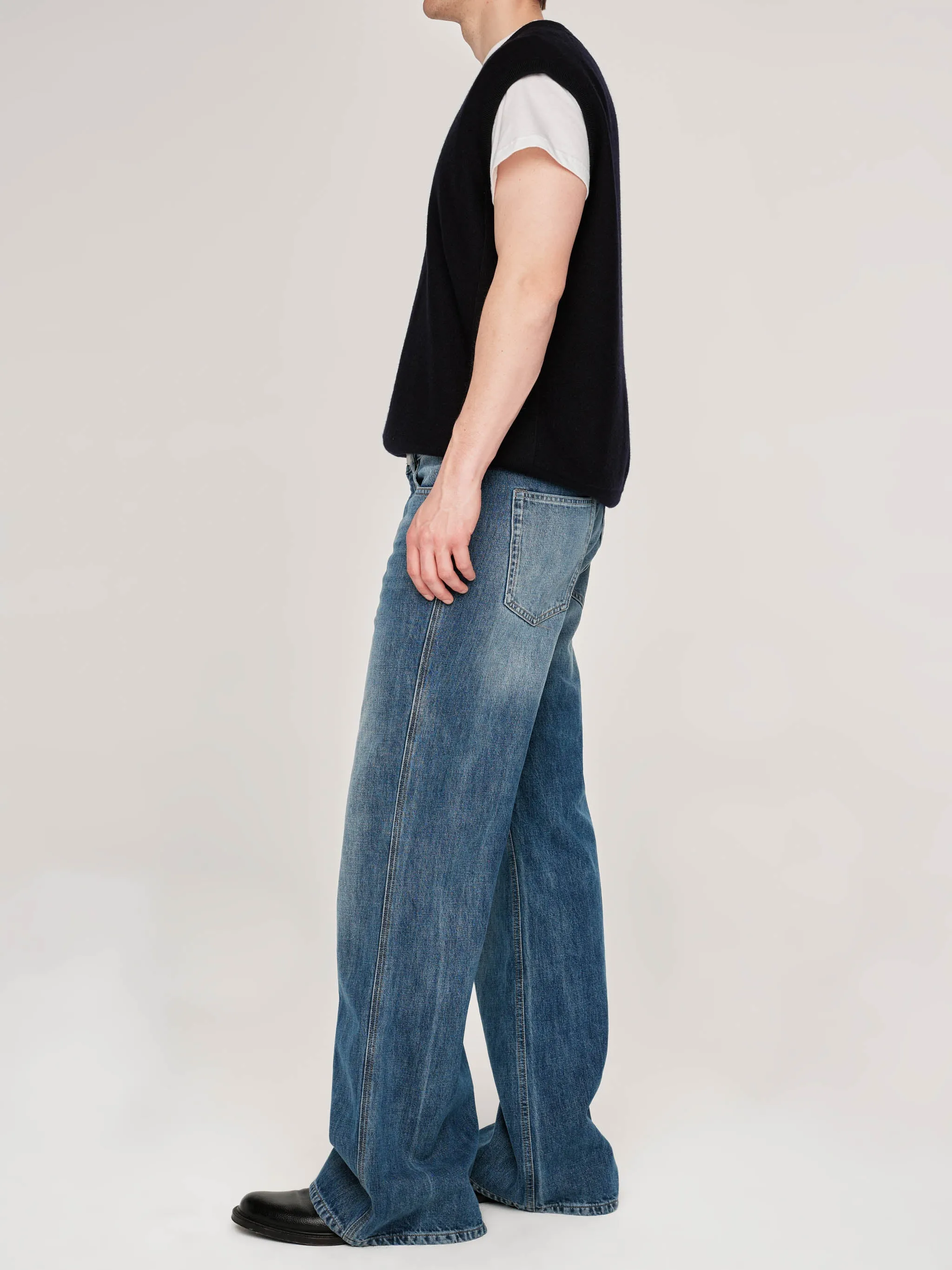 Rhodes Relaxed Boot Jeans | Atwood (Mid Indigo) sold by DL1961 product image thumbnail 3