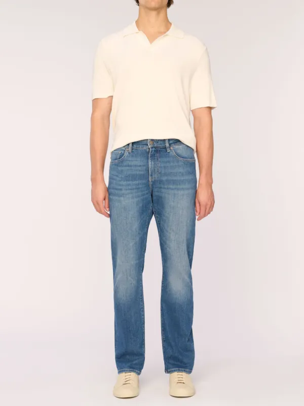Avery Relaxed Straight Jeans | Sea Harbor (Mid Indigo) sold by DL1961