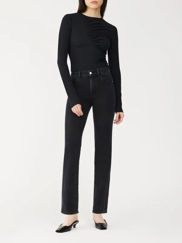 Patti Straight: High Rise Vintage 31"  | Nightshade sold by DL1961