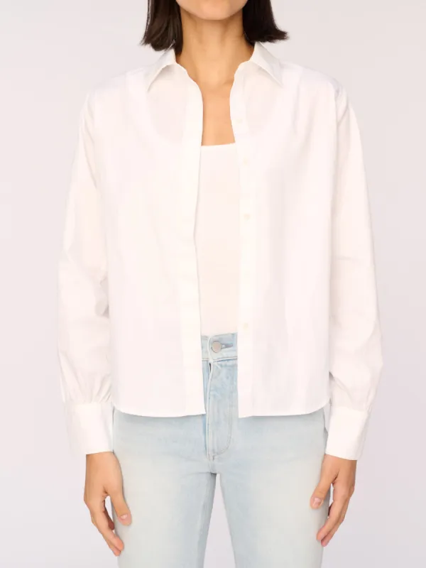 Simone Top | White Poplin sold by DL1961