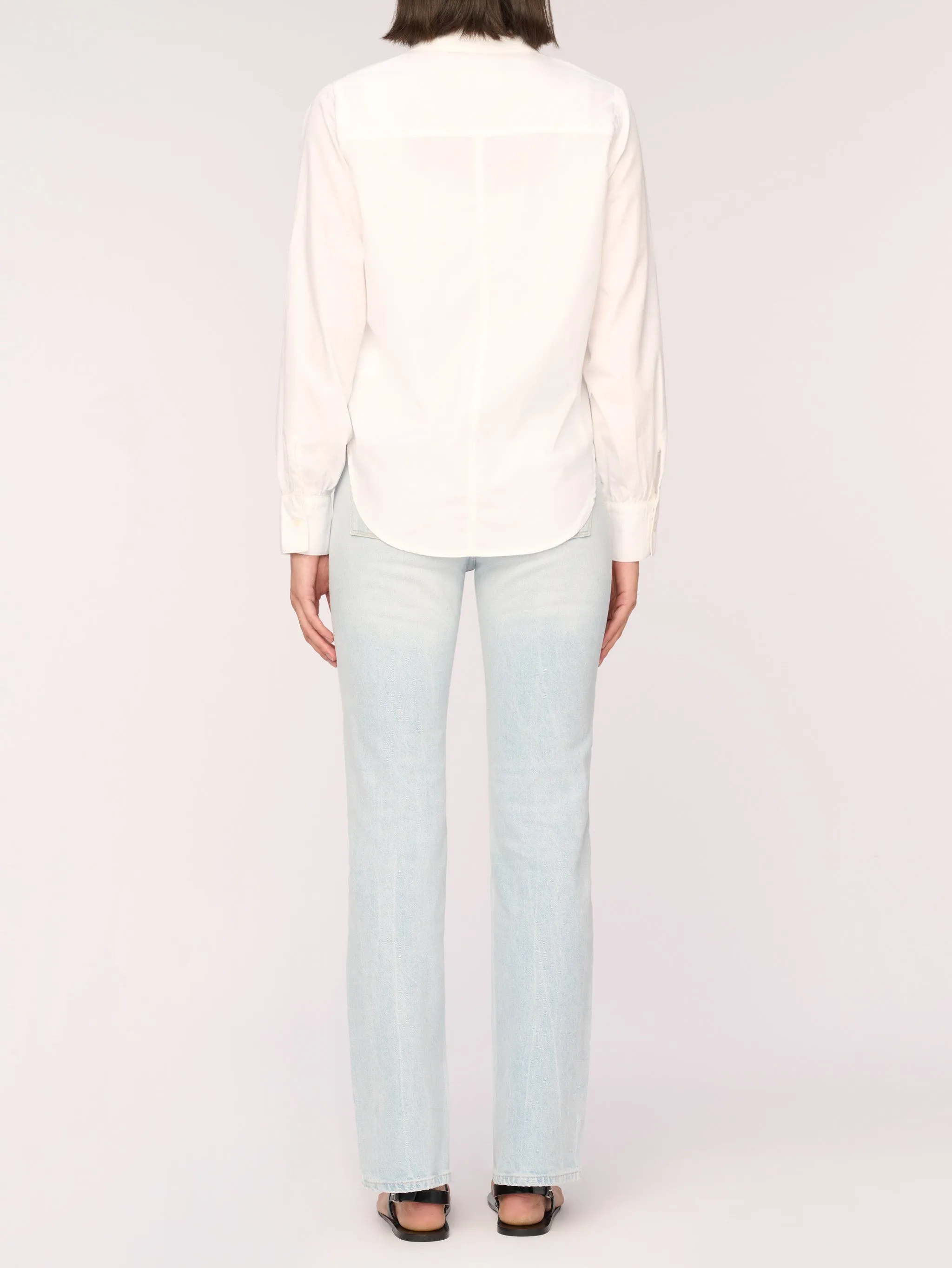 Simone Top | White Poplin sold by DL1961 product image thumbnail 3