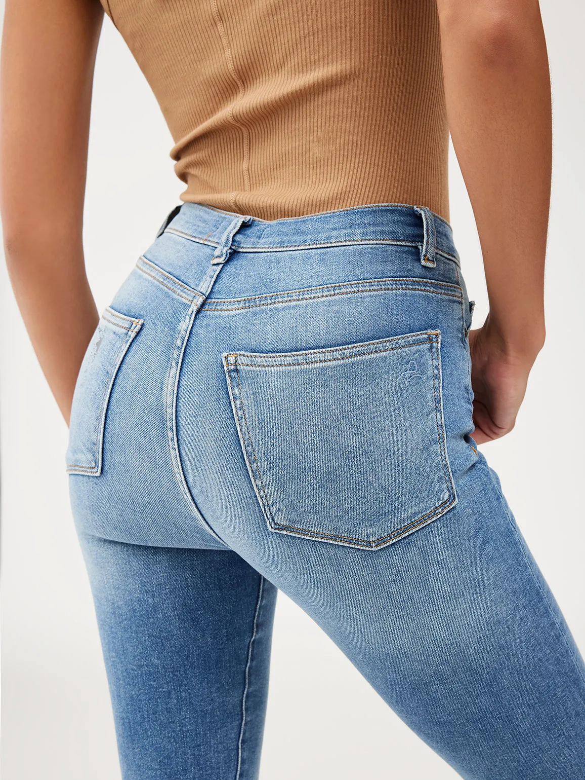 Chrissy Skinny Ultra High Rise Instasculpt Ankle Jeans | Weymouth sold by DL1961 product image thumbnail 5