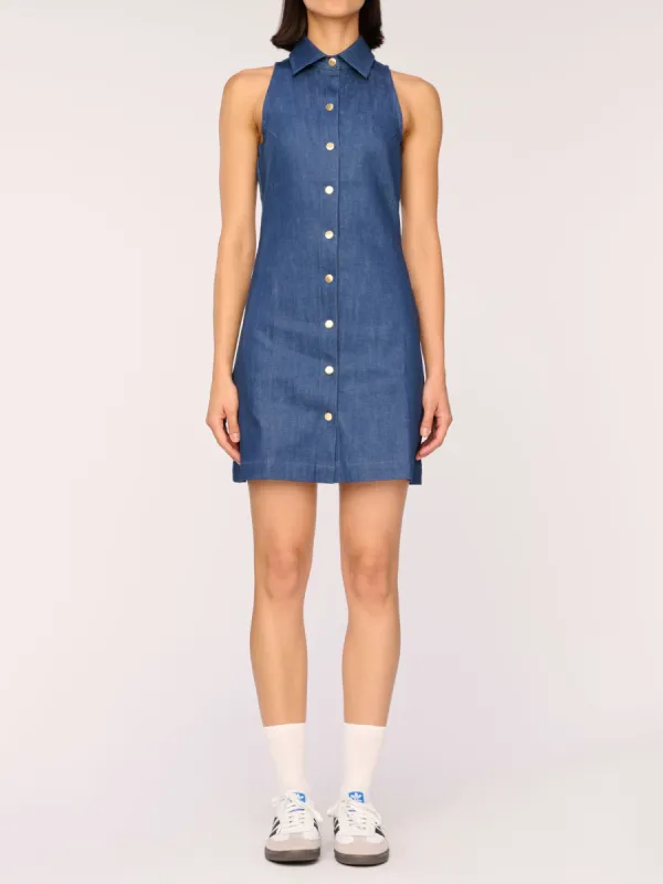 Payton Denim Dress Mini | Bright Mid sold by DL1961