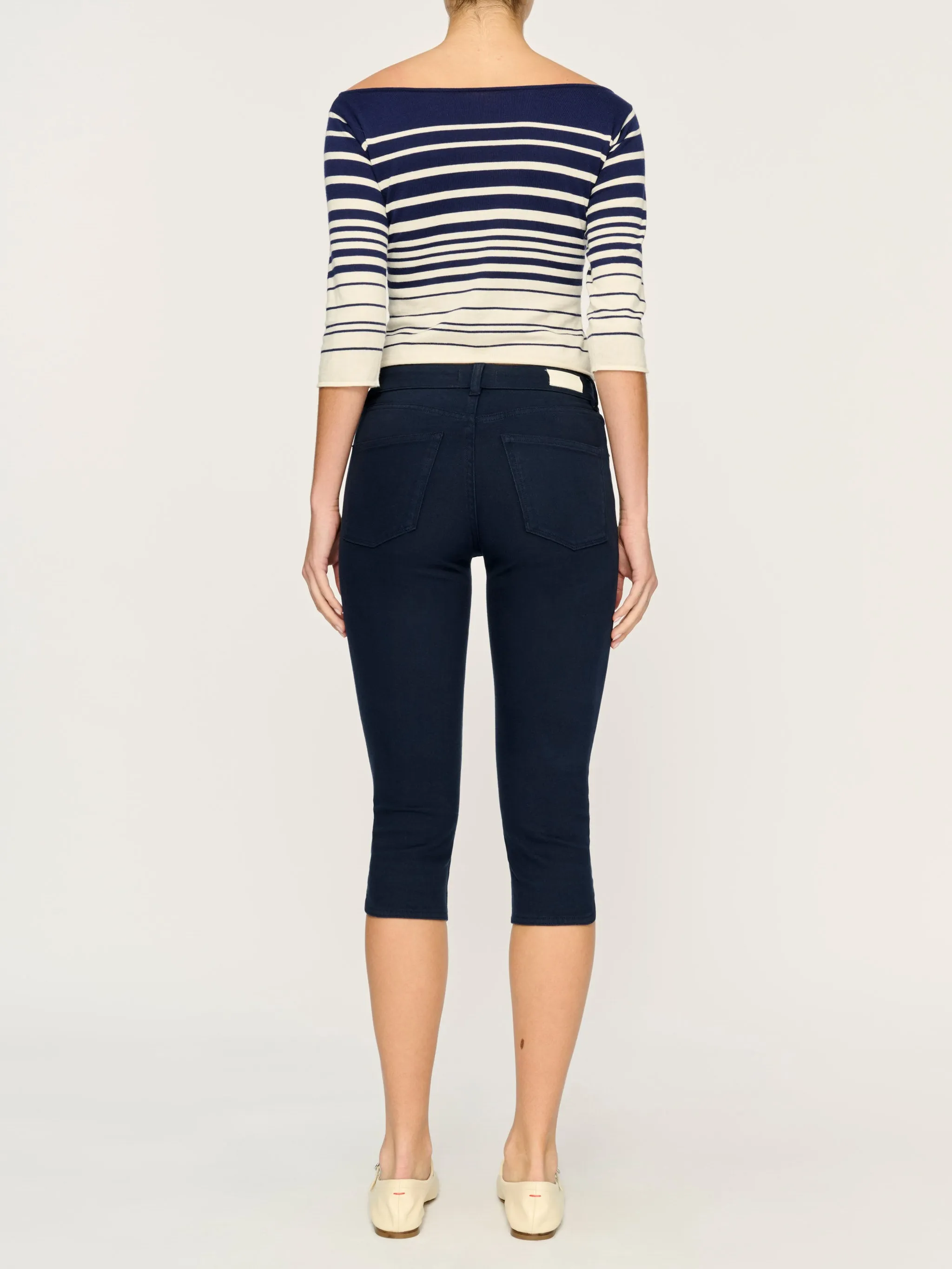 Boatneck Top | Marine Stripe sold by DL1961 product image thumbnail 4