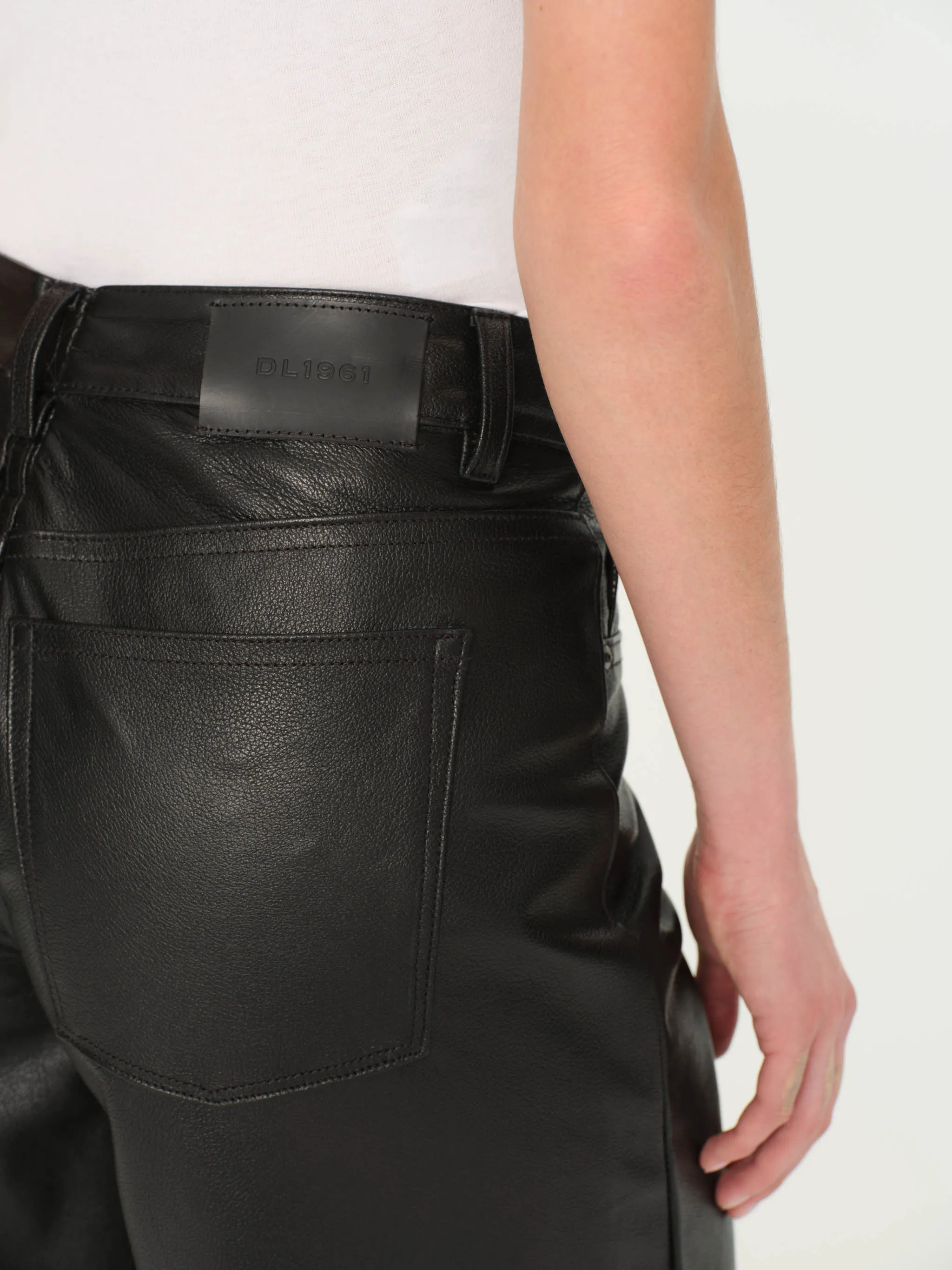 Zoie Wide Leg Relaxed 32" Pants | Obsidian sold by DL1961 product image thumbnail 2