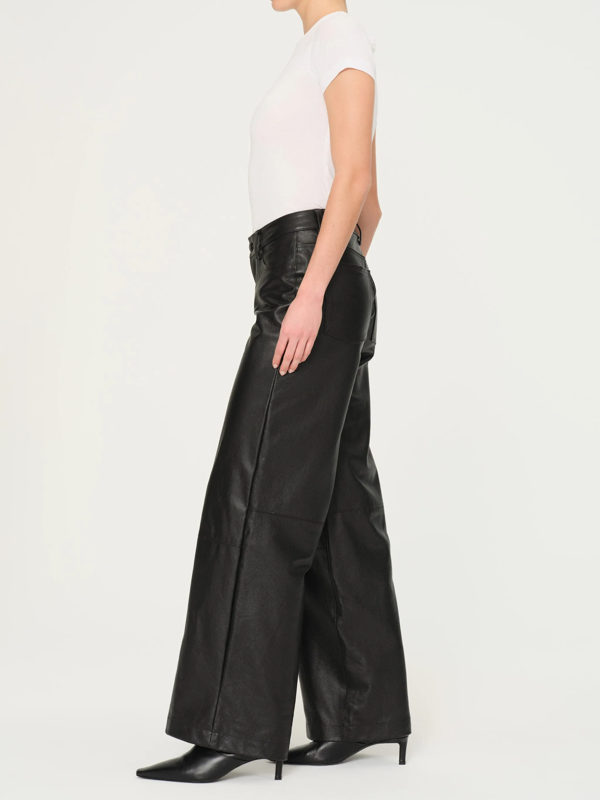 Zoie Wide Leg Relaxed 32" Pants | Obsidian sold by DL1961 product image thumbnail 3