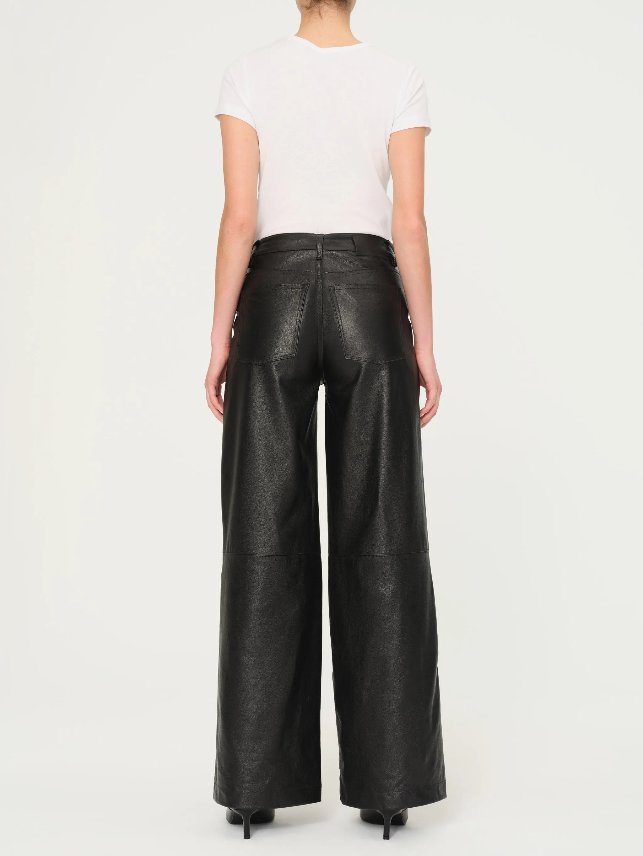 Zoie Wide Leg Relaxed 32" Pants | Obsidian sold by DL1961 product image thumbnail 4