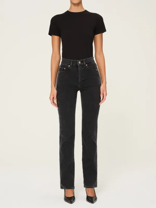 Patti Straight High Rise 31" Jeans | Eclipse Paneled sold by DL1961