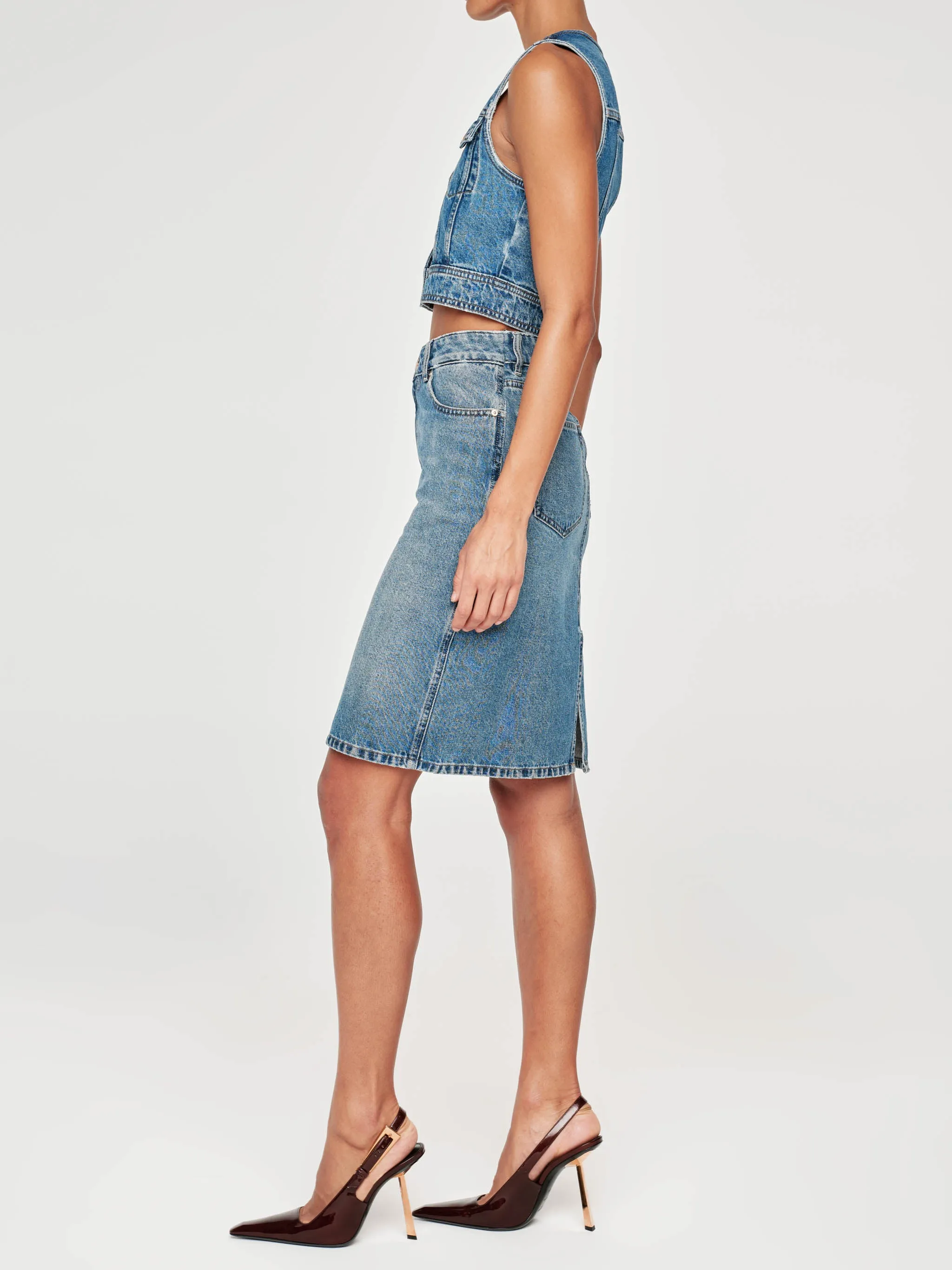 Vest Cropped | Endless Sea sold by DL1961 product image thumbnail 3