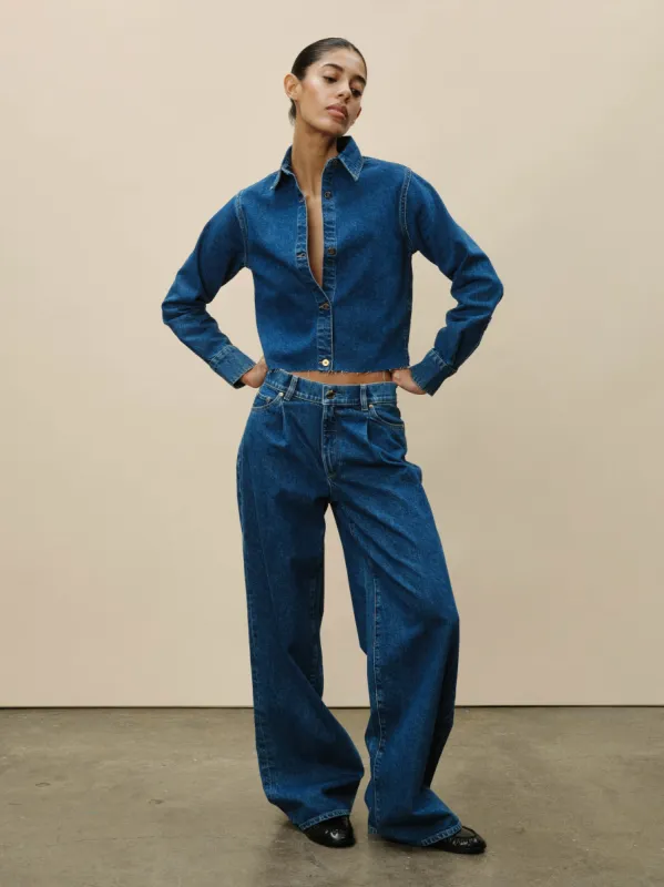 Isabel Wide Leg 31.5" Jeans | North Beach sold by DL1961