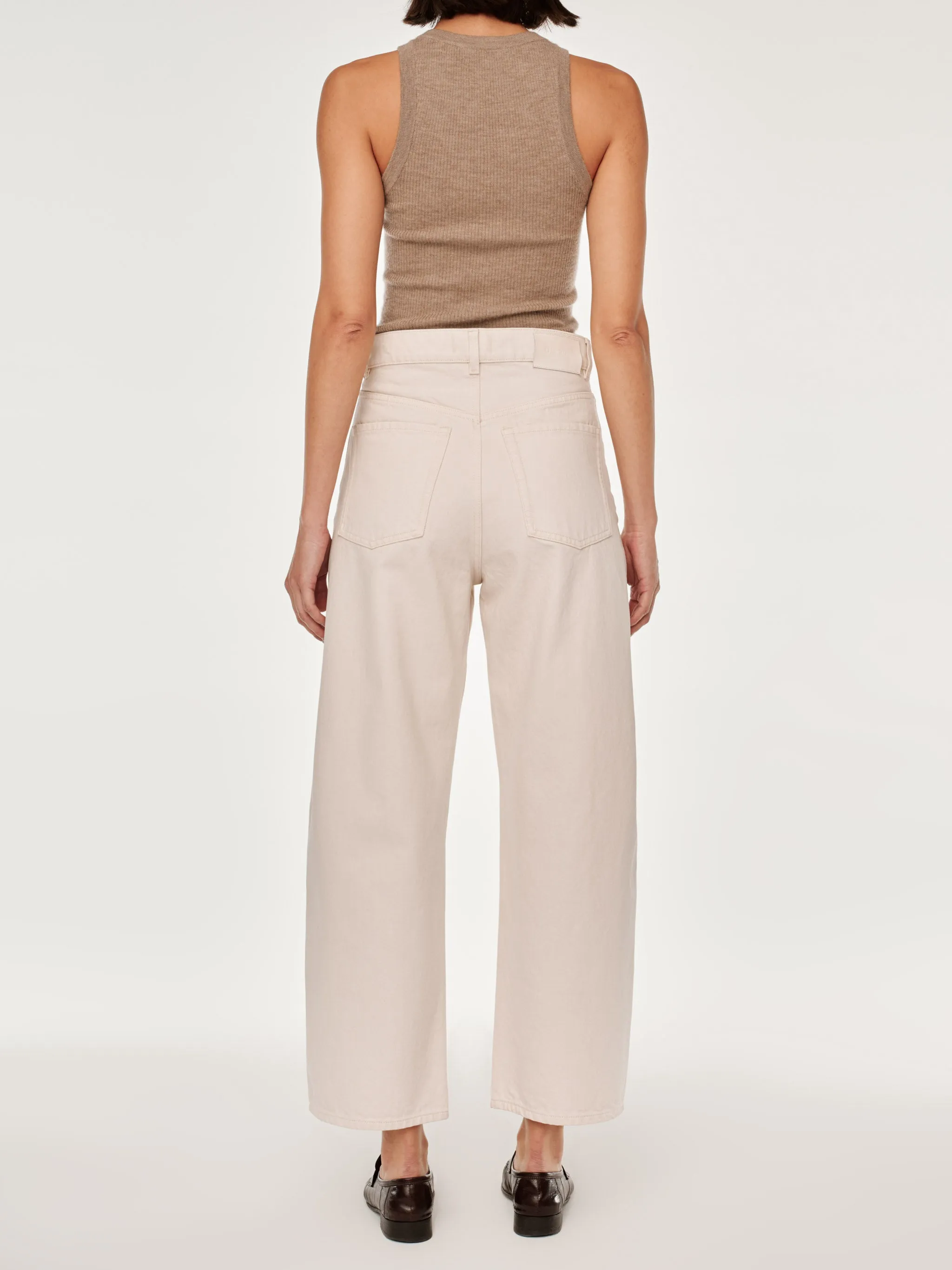 Taylor Relaxed Barrel Ultra High Rise 27" Jeans | Flax sold by DL1961 product image thumbnail 3