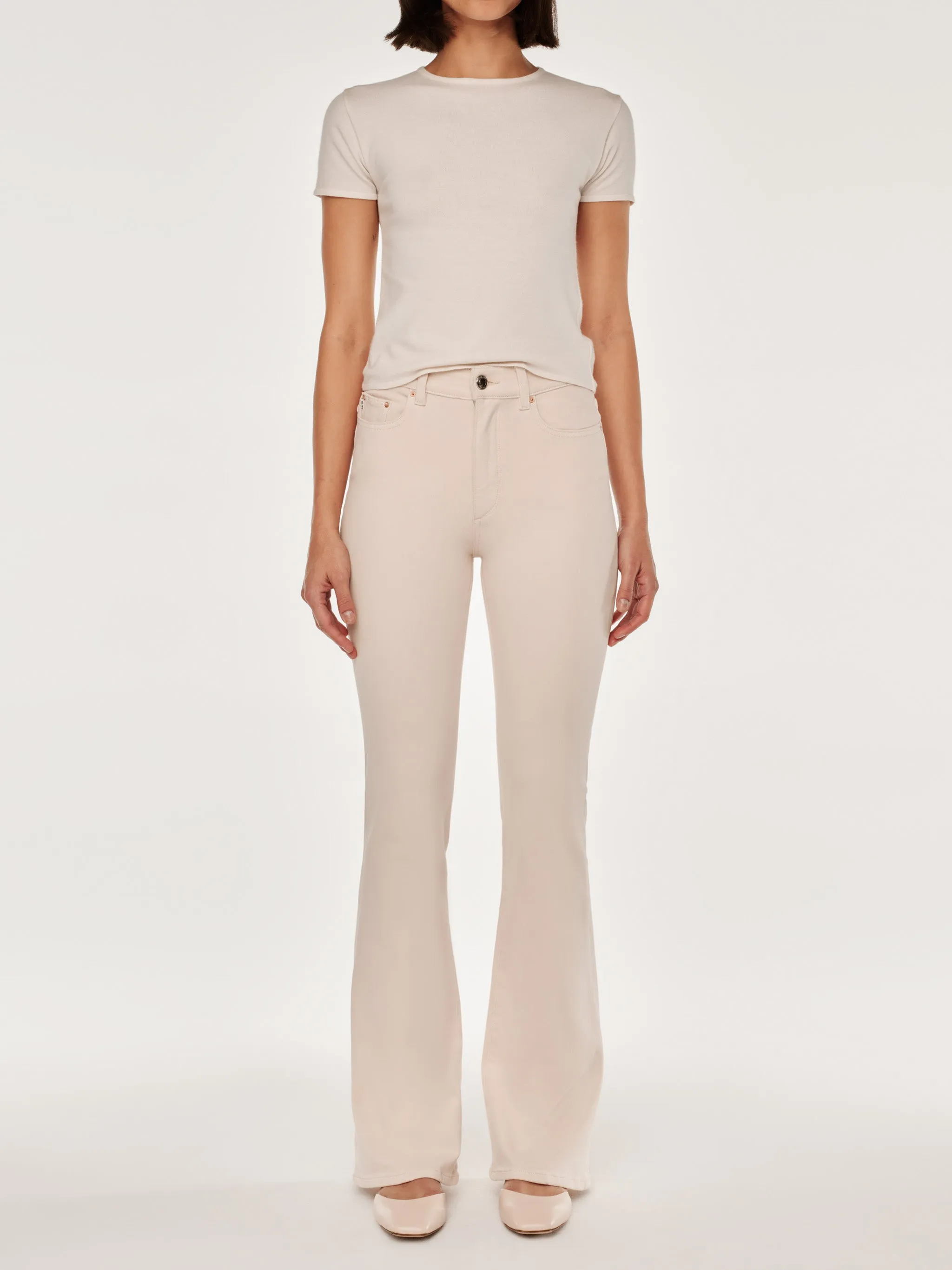 Bridget Boot High Rise Instasculpt™ 33" Jeans | Flax sold by DL1961 product image thumbnail 2