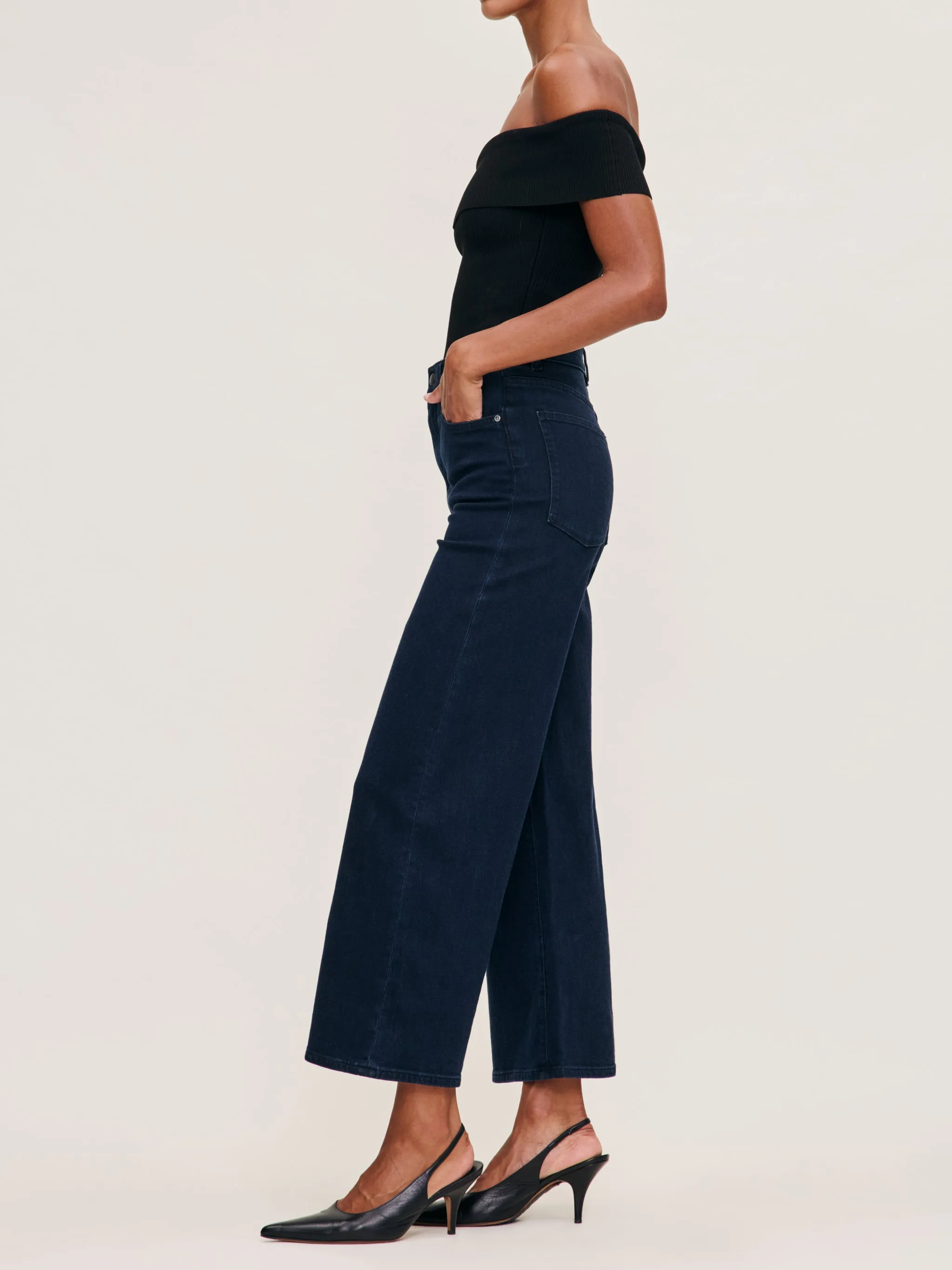 Hepburn High Rise Wide Leg | Flatiron sold by DL1961 product image thumbnail 2