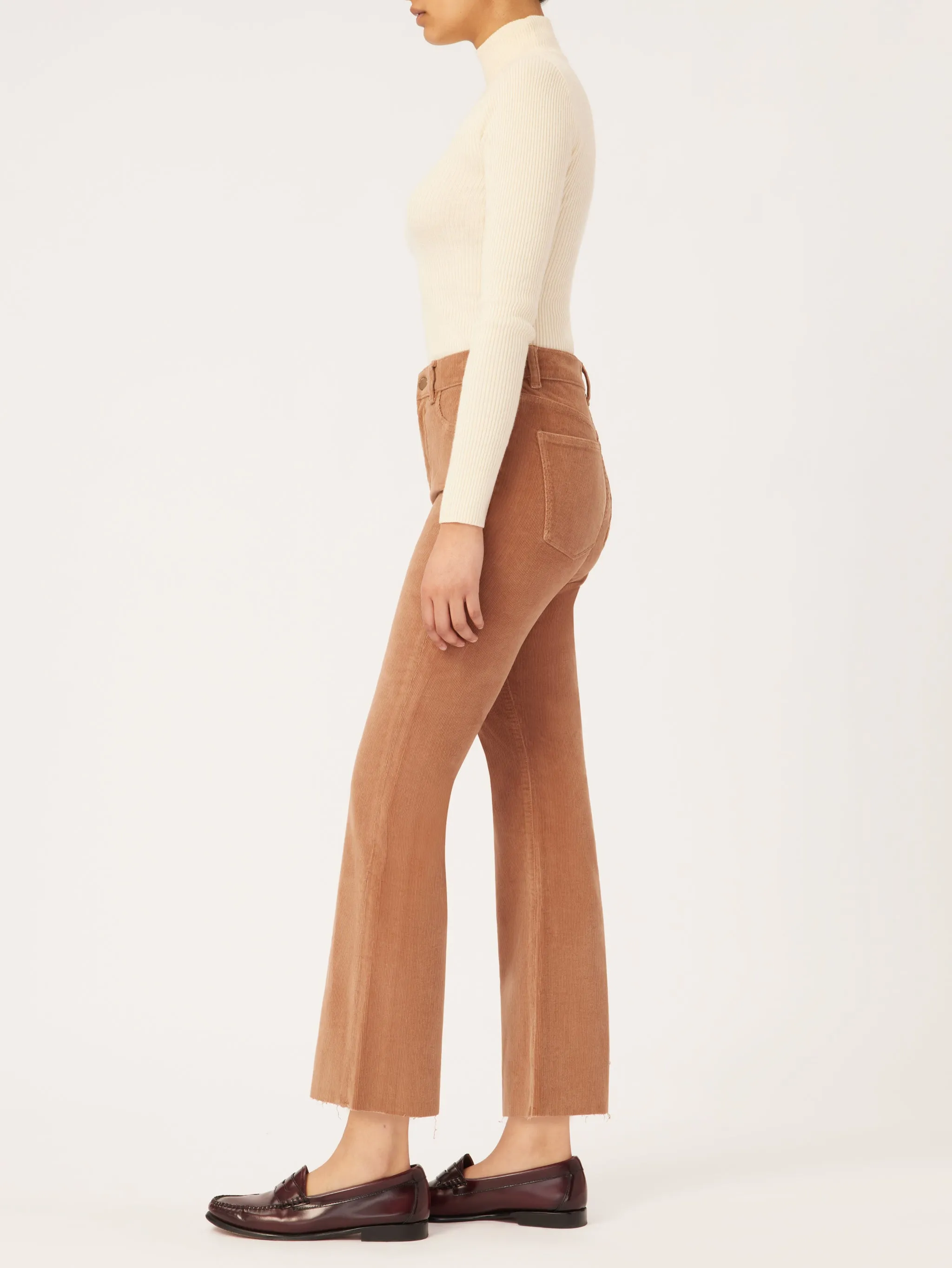 Bridget Boot High Rise Instasculpt Crop | Teddy Taupe sold by DL1961 product image thumbnail 2