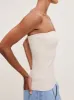 Tube Top Instasculpt™ Rib | Ecru sold by DL1961
