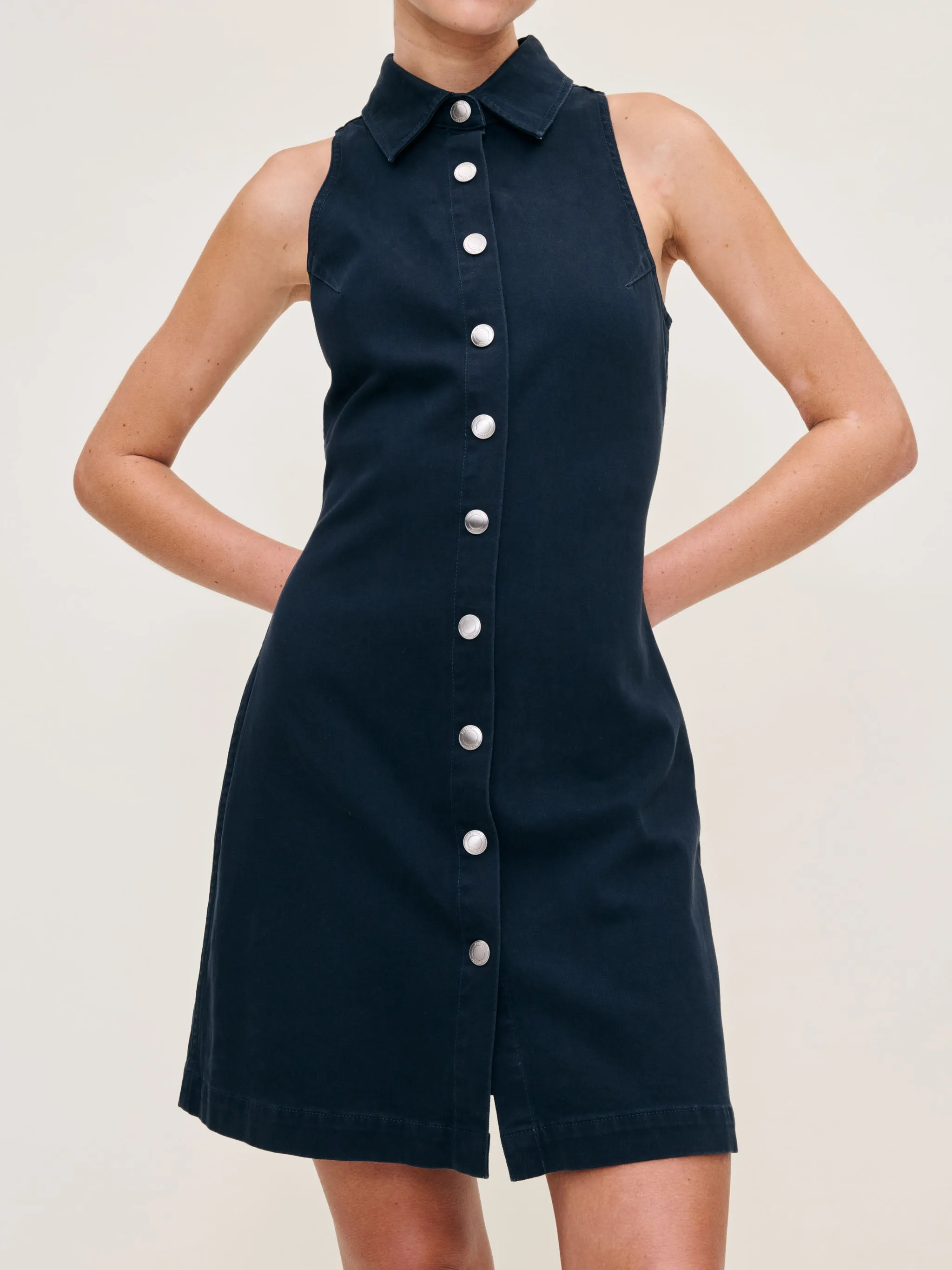 Payton Dress Mini | Bright Navy sold by DL1961 product image thumbnail 2